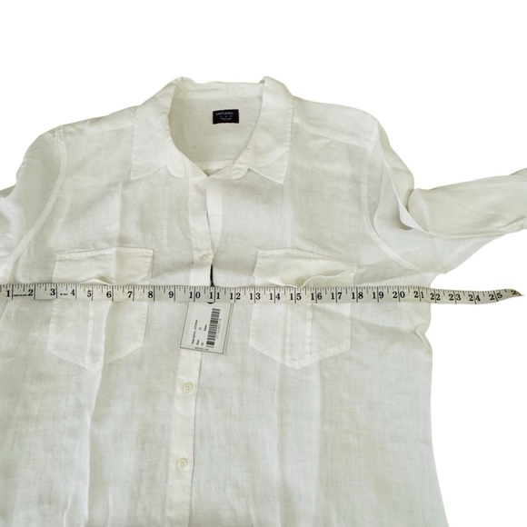 NWT UNTUCKit Vitoria Relaxed Fit Long Sleeve Button Shirt Blouse Size 16 Plus - Picture 9 of 10